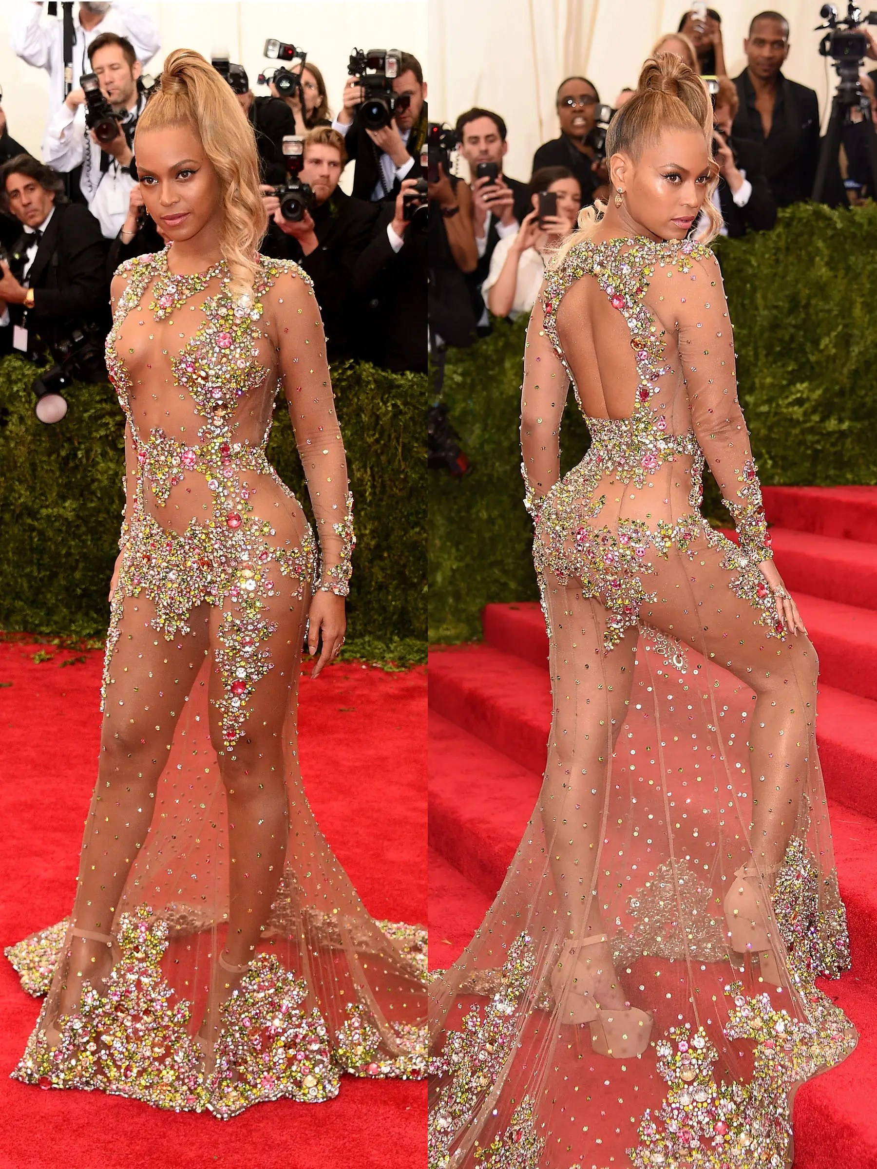 The Most Daring 'Naked' Dresses Celebrities Have Worn Business Insider