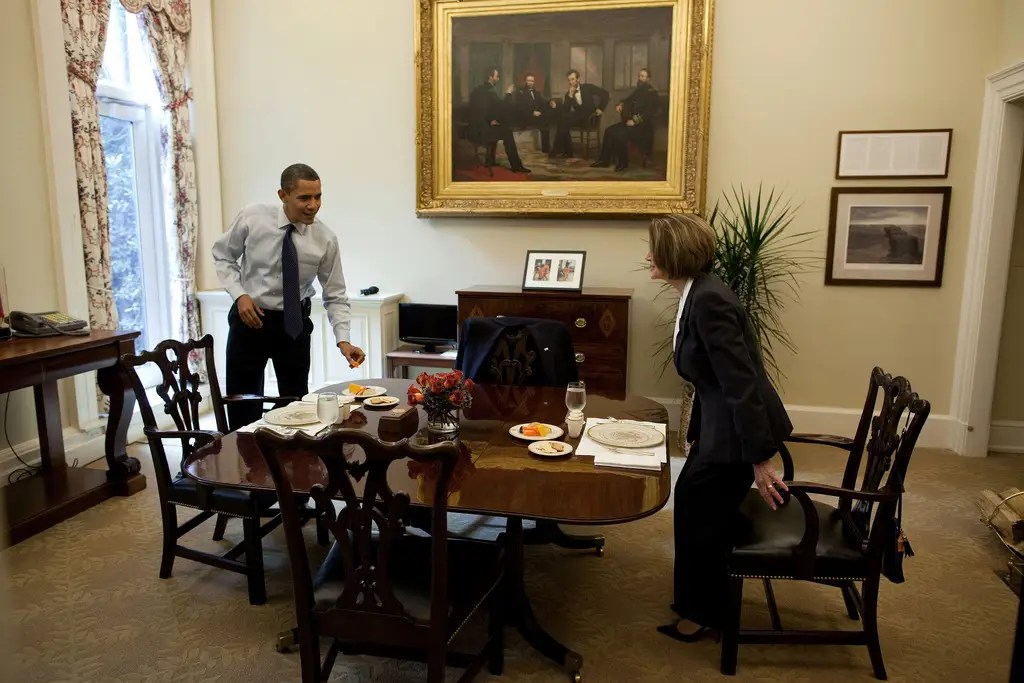 Biden Appears to Remove Trump's Diet Coke Button in the Oval Office