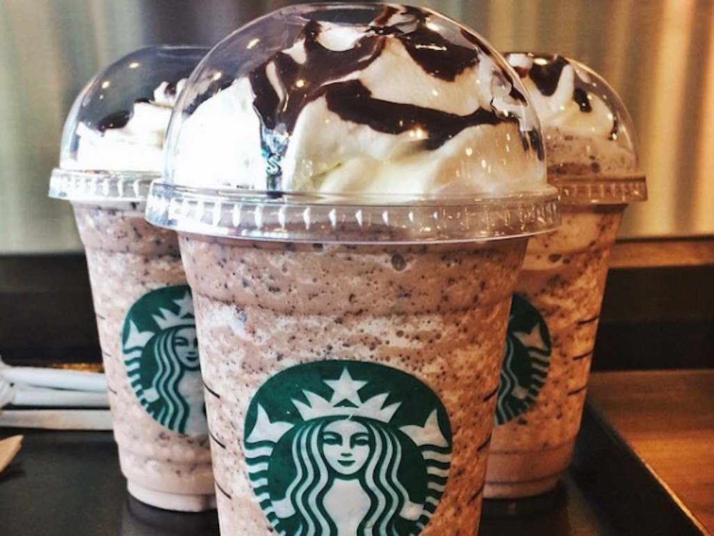 Starbucks drinks with the most calories Insider