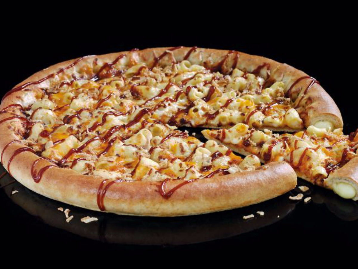 Pizza Hut's mac and cheese pizza Insider