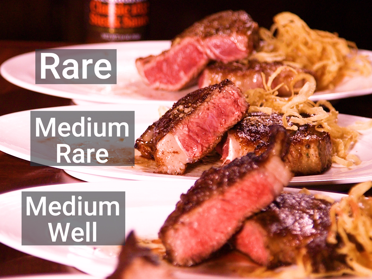 Rare Medium Rare Medium Well Done