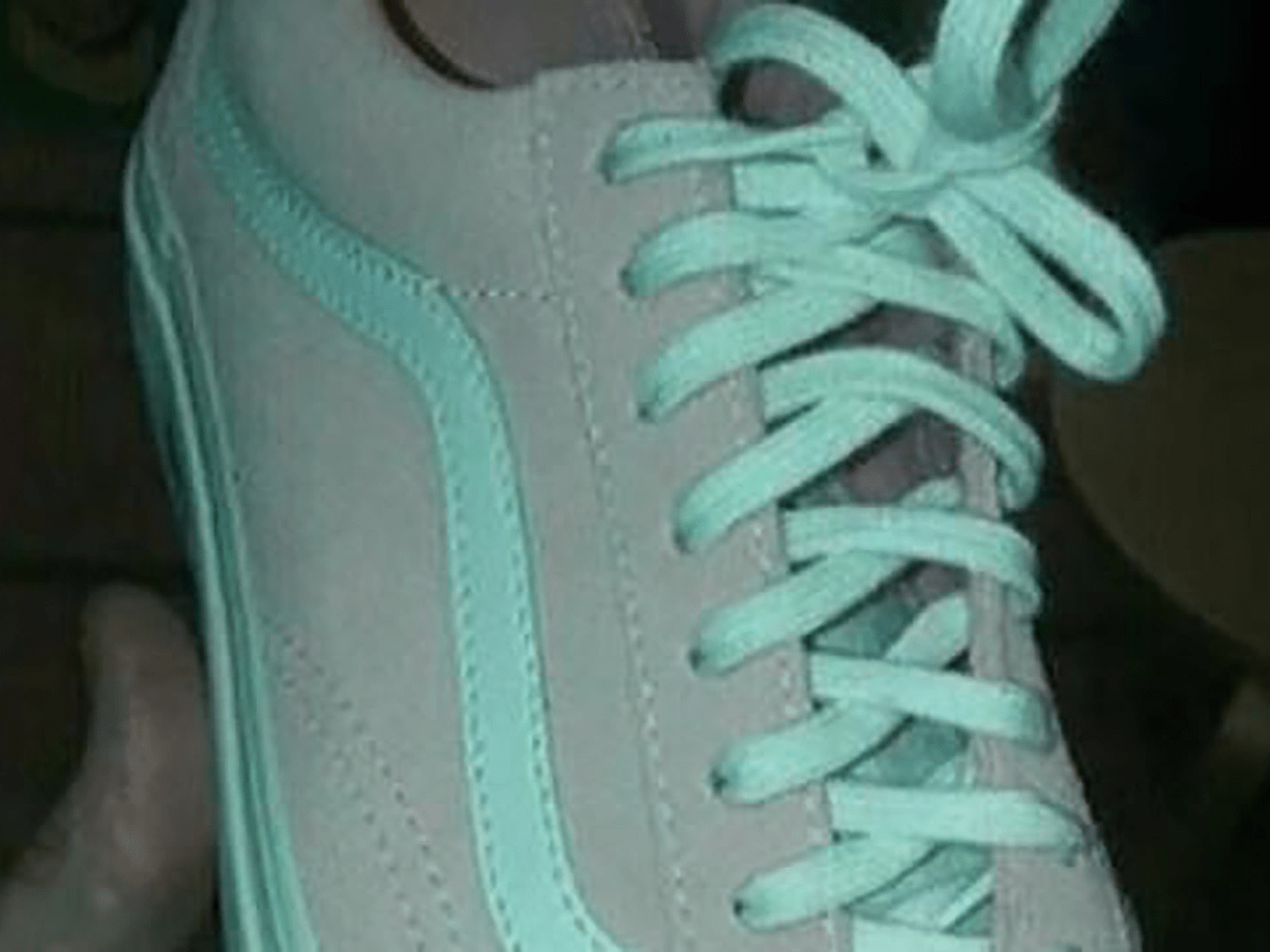 Vans Old Skool Green And Pink