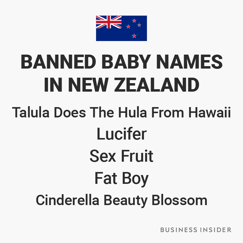 Banned Baby Names From Around the World