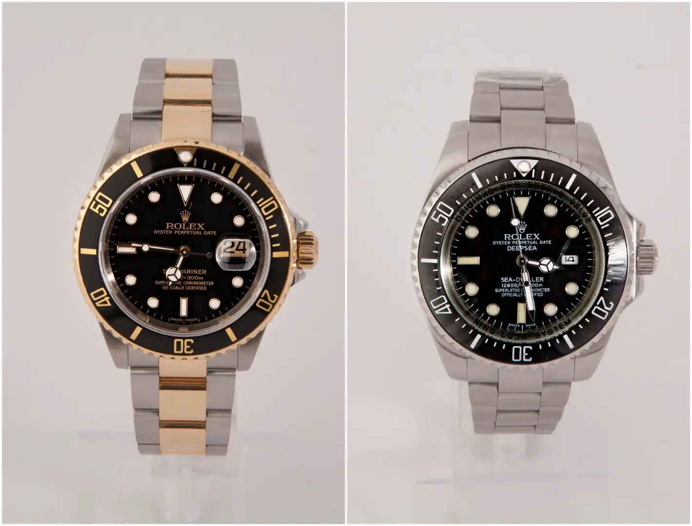 Photos Show the Difference Between Real and Fake Rolex Watches