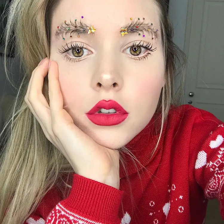 Christmas Tree Brows Are the Latest Beauty Trend Taking Over Instagram