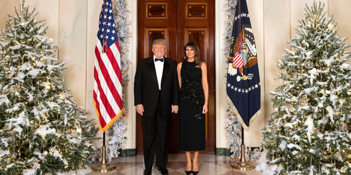 White House Christmas Portrait 2022 The White House Just Released The Trump's Official Christmas Portrait