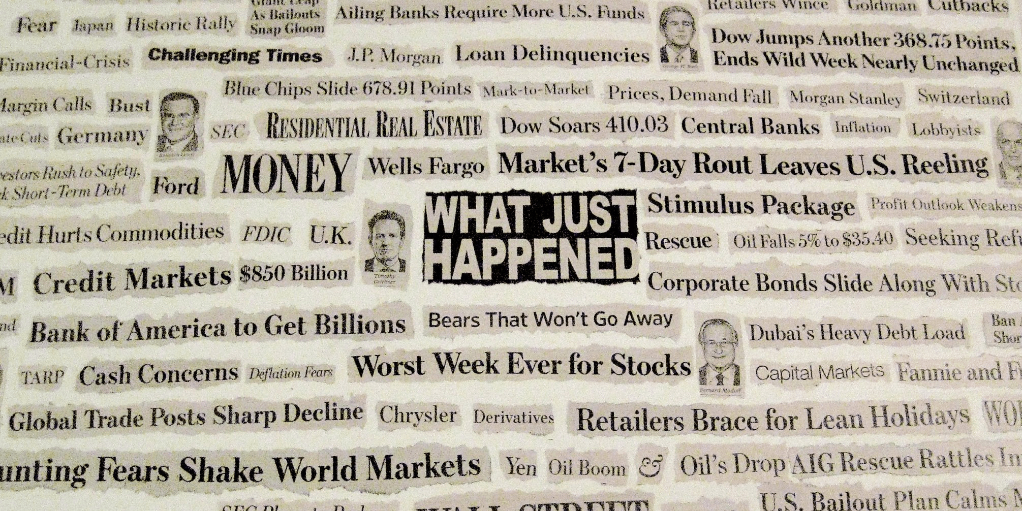 Stock Market News Headlines From Darkest Days of Financial Crisis
