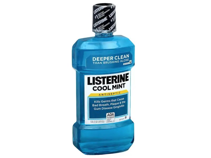 Listerine hydrogen peroxide mouthwash 222157Listerine hydrogen