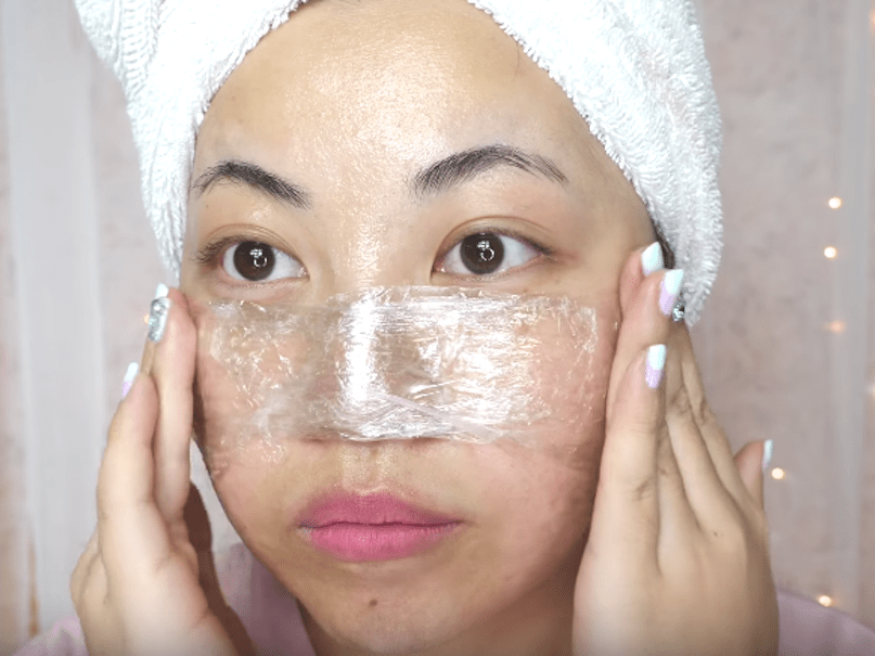 Woman Removes Blackheads With Vaseline and Plastic Wrap Business Insider