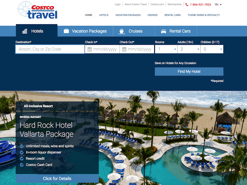 Costco Travel's Hotel Prices Compared to Expedia, Priceline