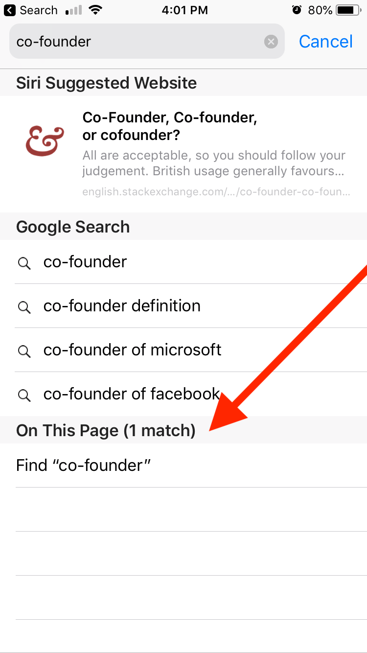 How to text search, or commandF, on your smartphone