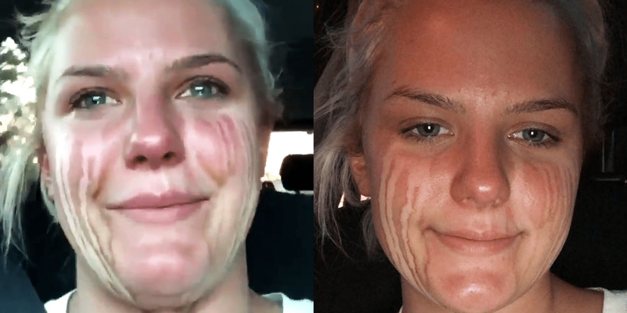 Spray Tan Ruined by Cheerleader Because She Cried at Dog Video