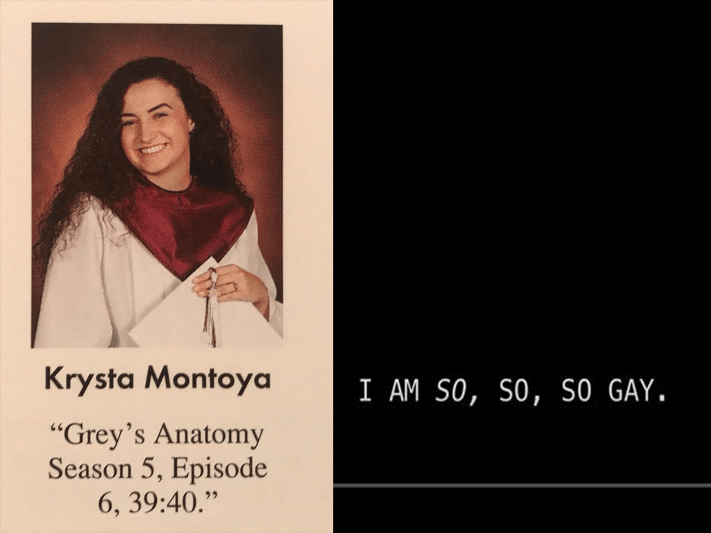 Teen Used 'Grey's Anatomy' to Write a Hidden Message in Senior Quote