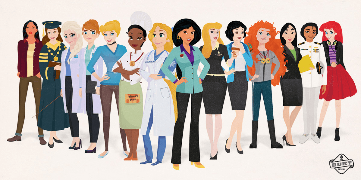 Disney Princesses With Modern Jobs Business Insider