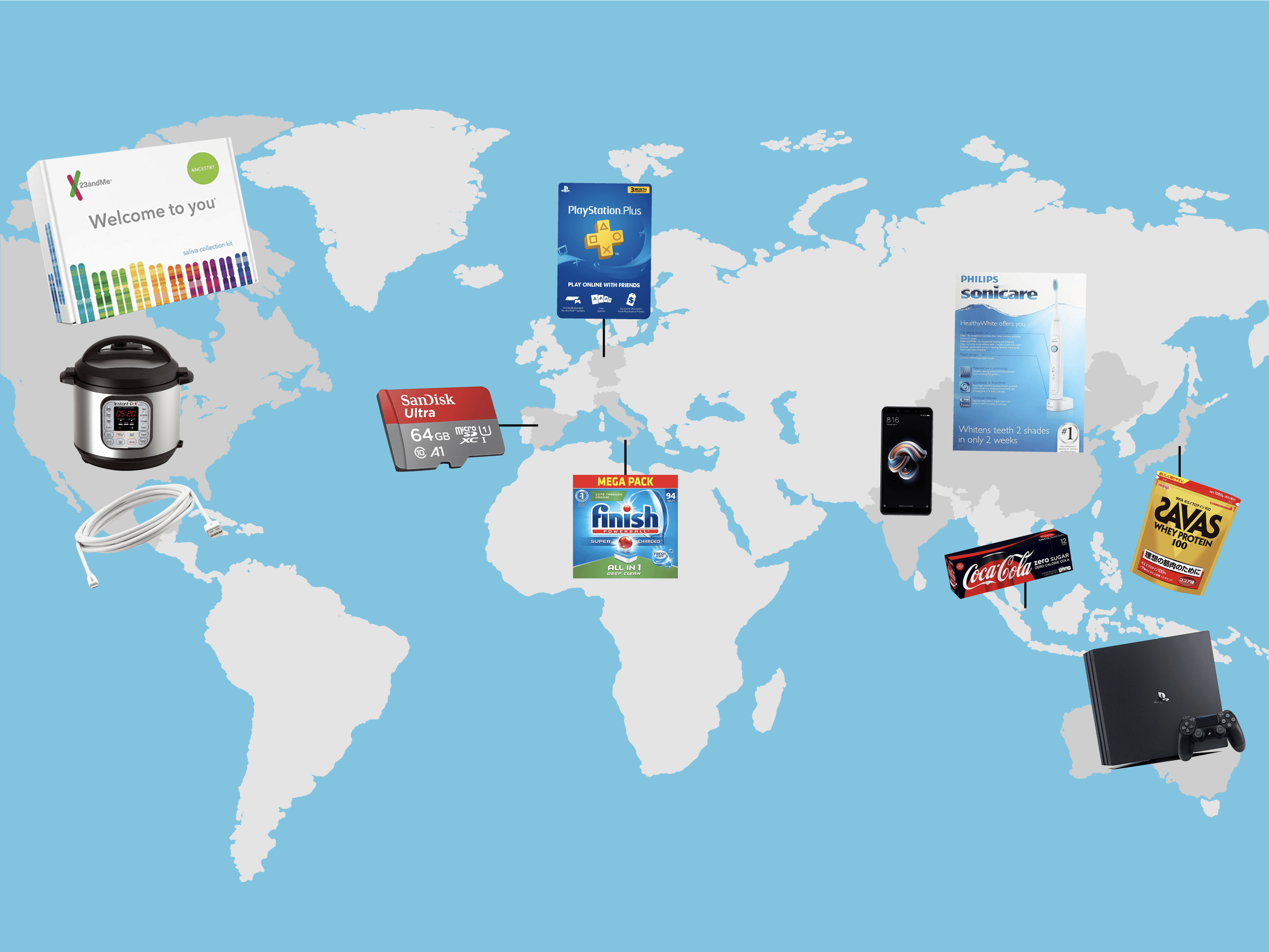 Amazon Prime Day BestSelling Items Around the World