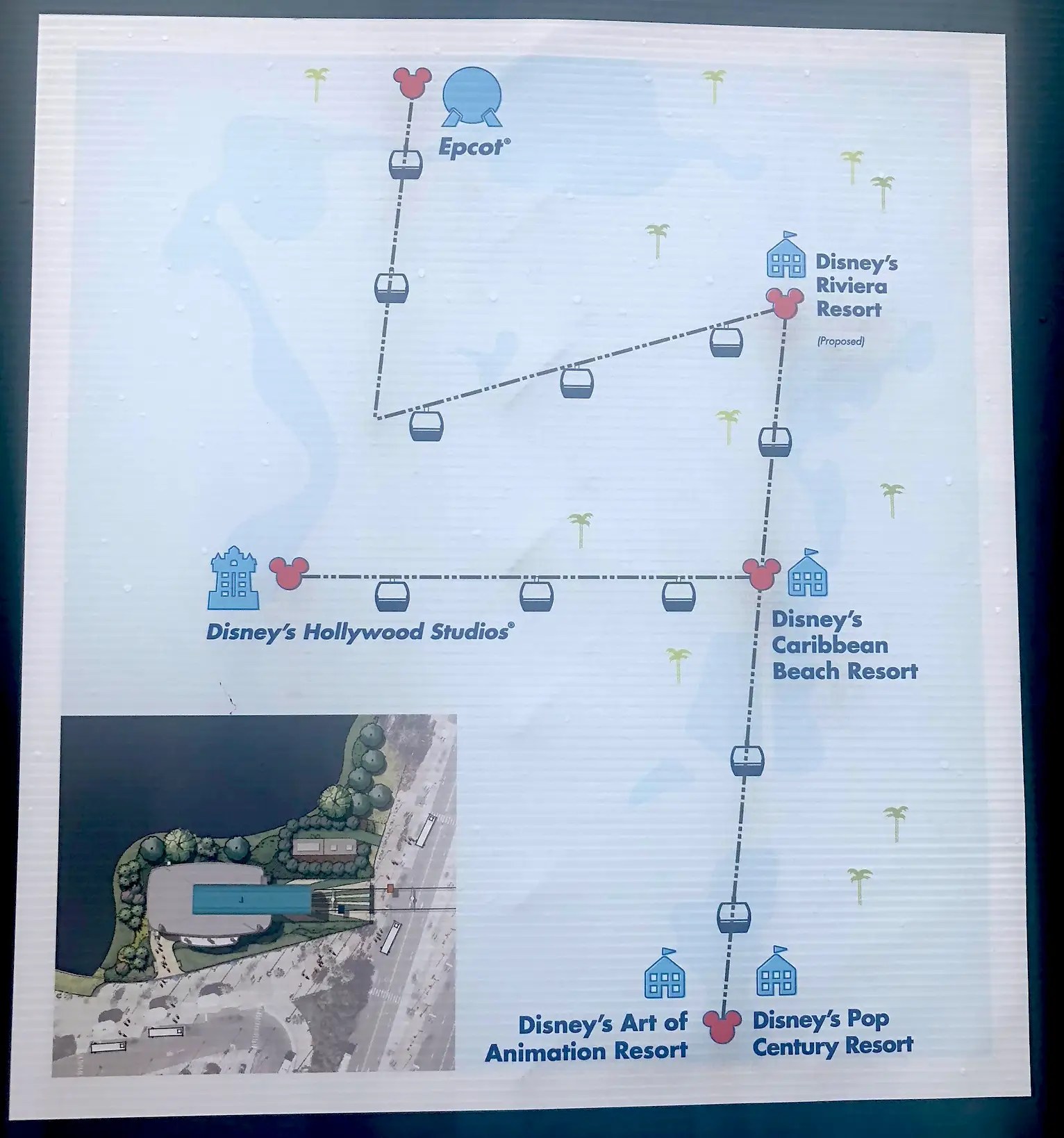 Disney World Gondola Map Pop Century Resort Map Skyliner Shelly