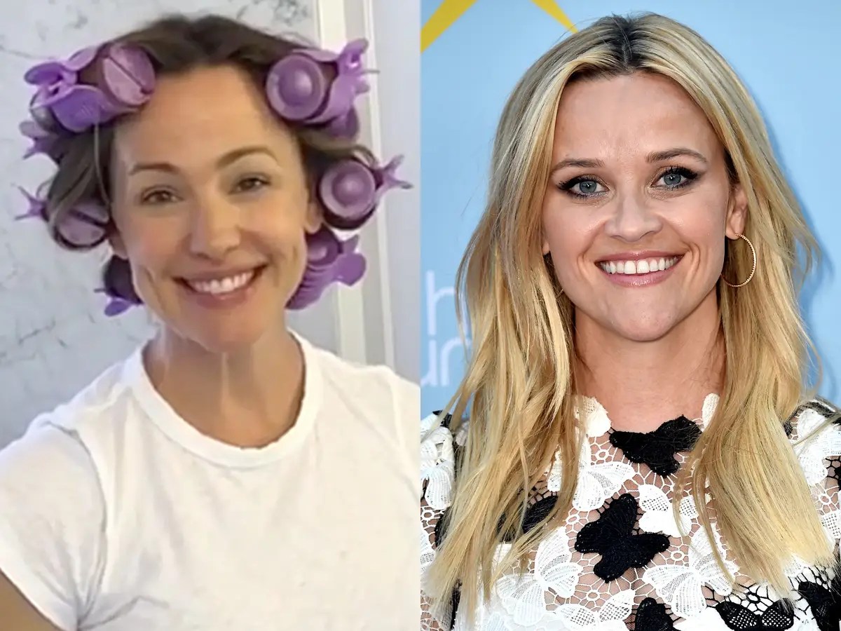 Jennifer Garner Tried a HairRolling Tip From Reese Witherspoon's New