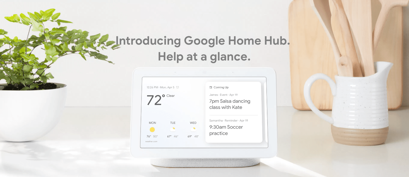 Google Announces Home Hub Smart Device With Screen