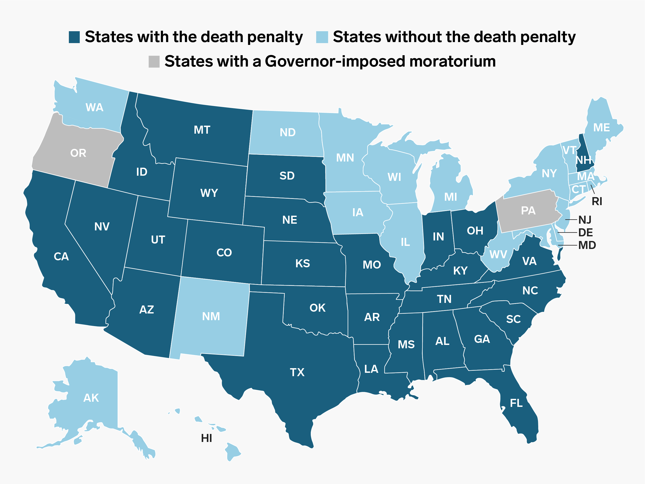 Which States Have The Death Penalty Map Map Of New Hampshire