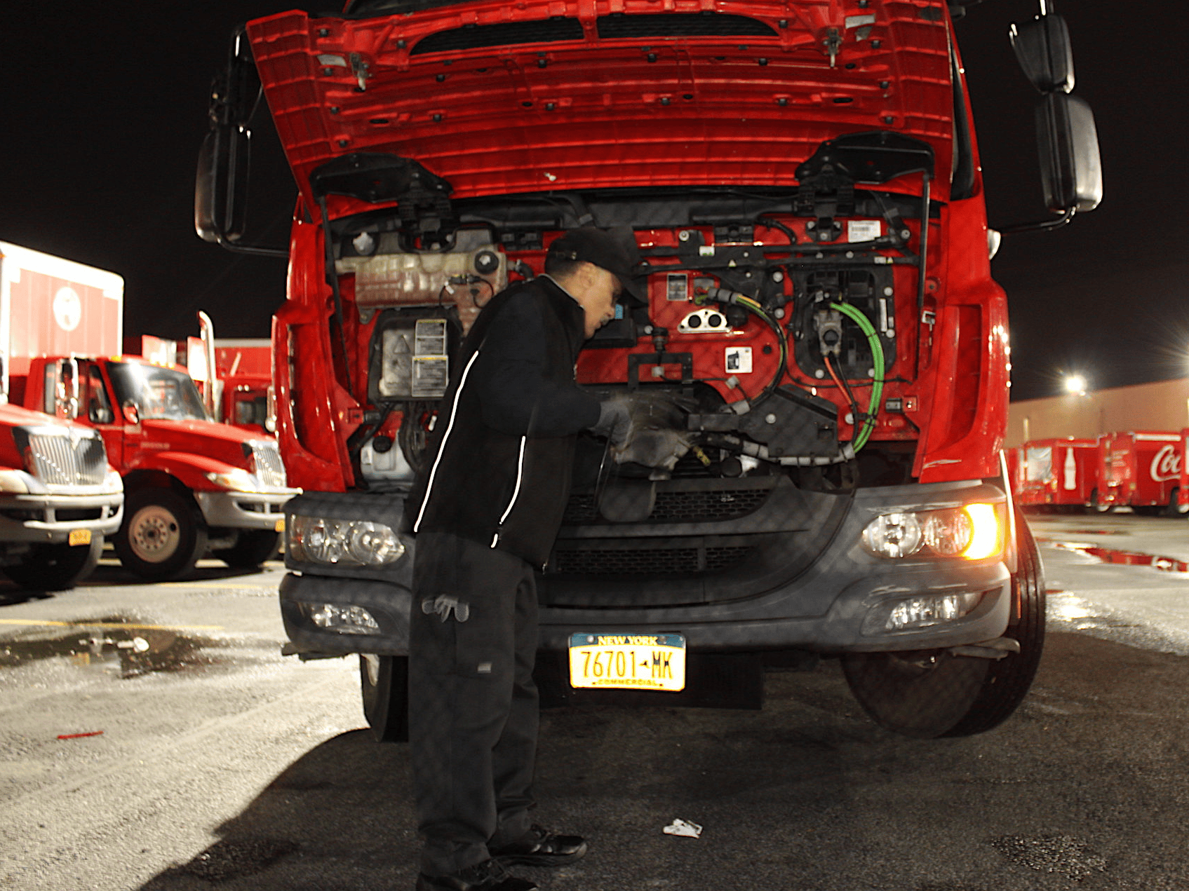 A day in the life of a CocaCola delivery truck driver in NYC Photos
