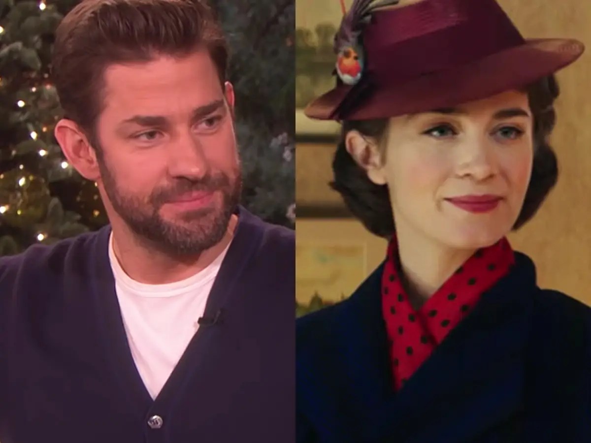 John Krasinski Cried While Watching Emily Blunt in 'Mary Poppins