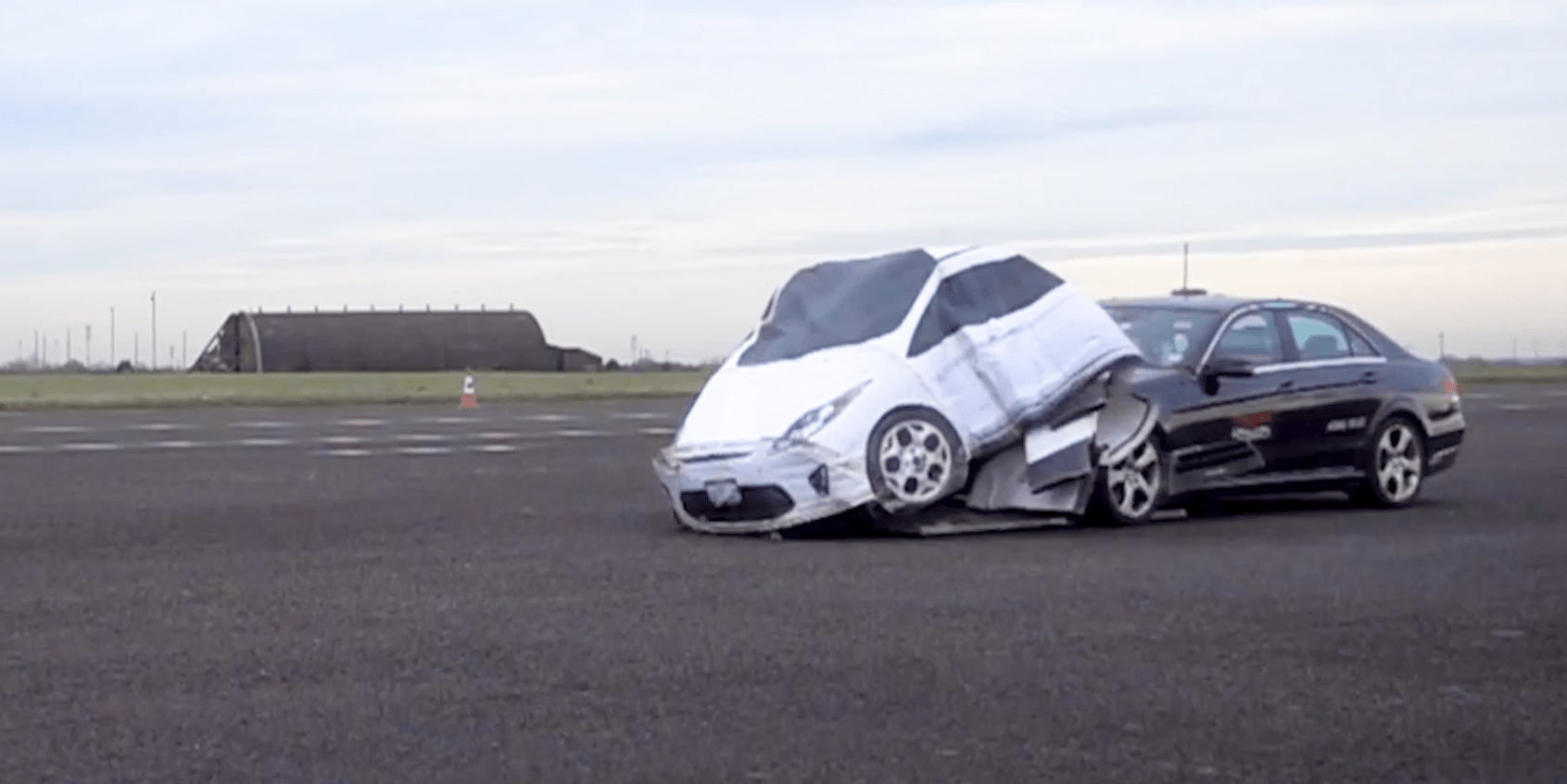 How the 'Guided Soft Target' Dummy Car Helps Prevent Accidents