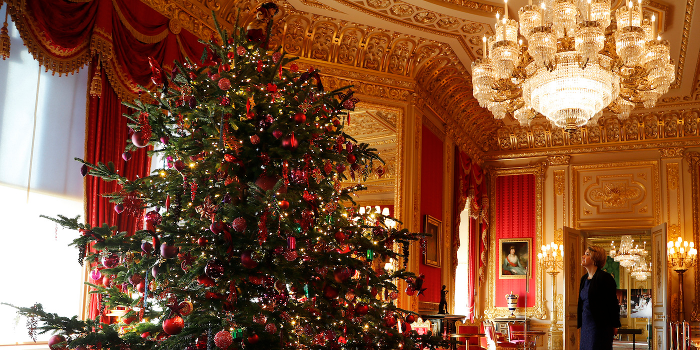 Royal Family Reveals Buckingham Palace Christmas Decorations for 2018