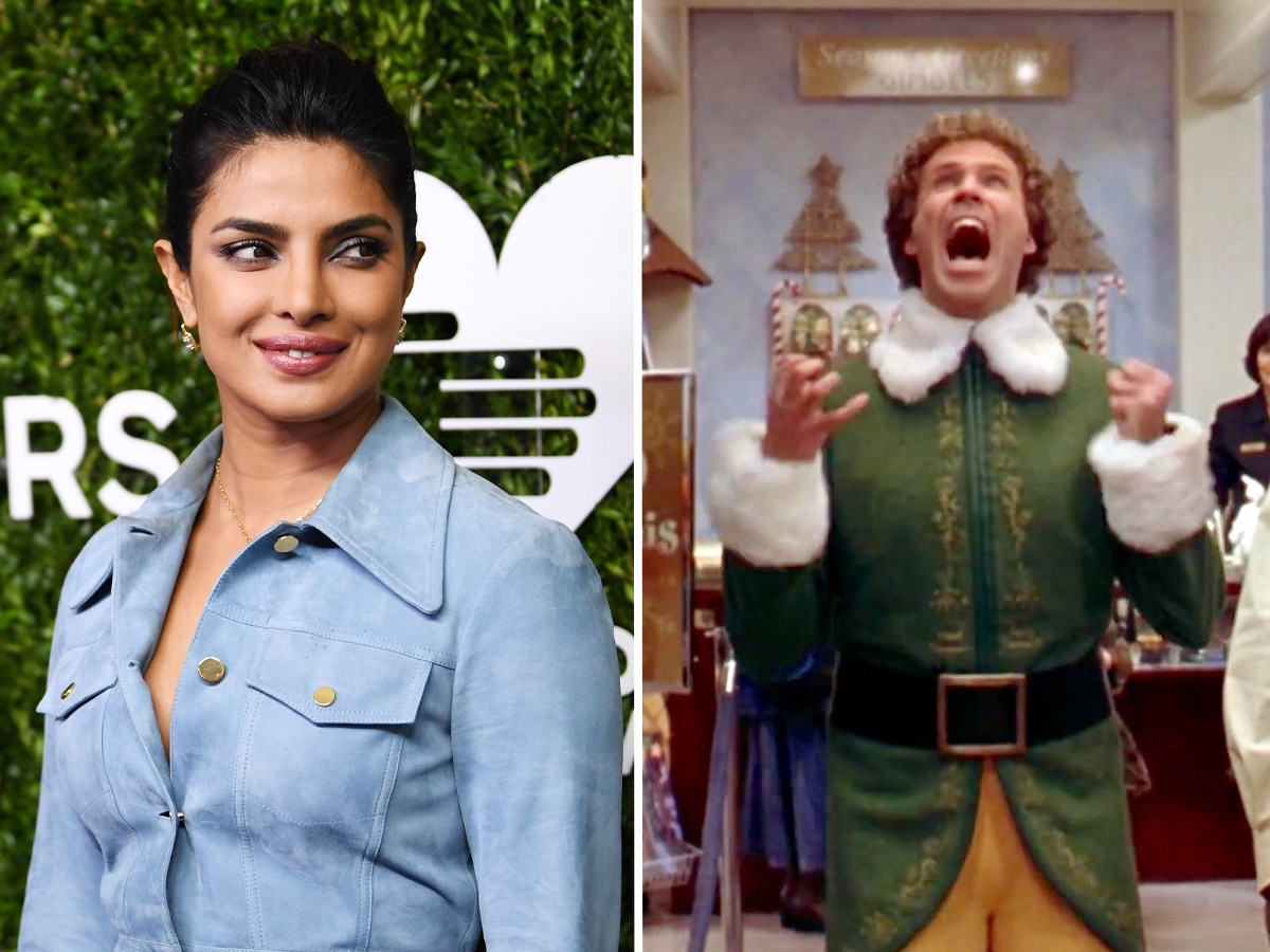 Nick Jonas Shared a Video of Priyanka Chopra Watching 'Elf' for the