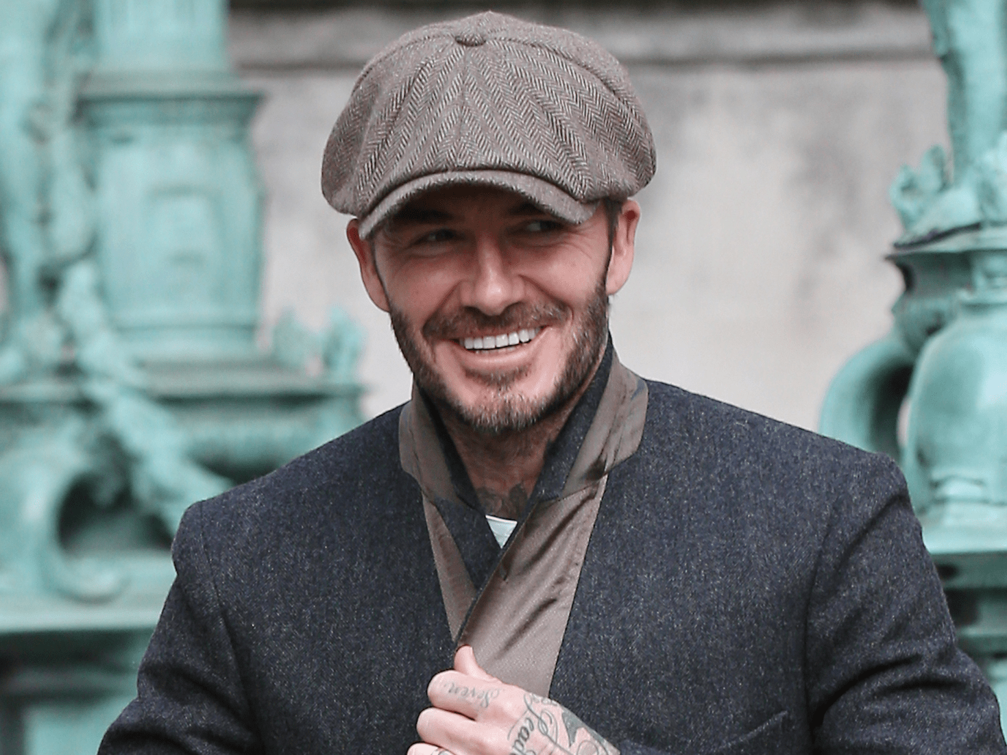 David Beckham Flat Cap Brand vlr.eng.br