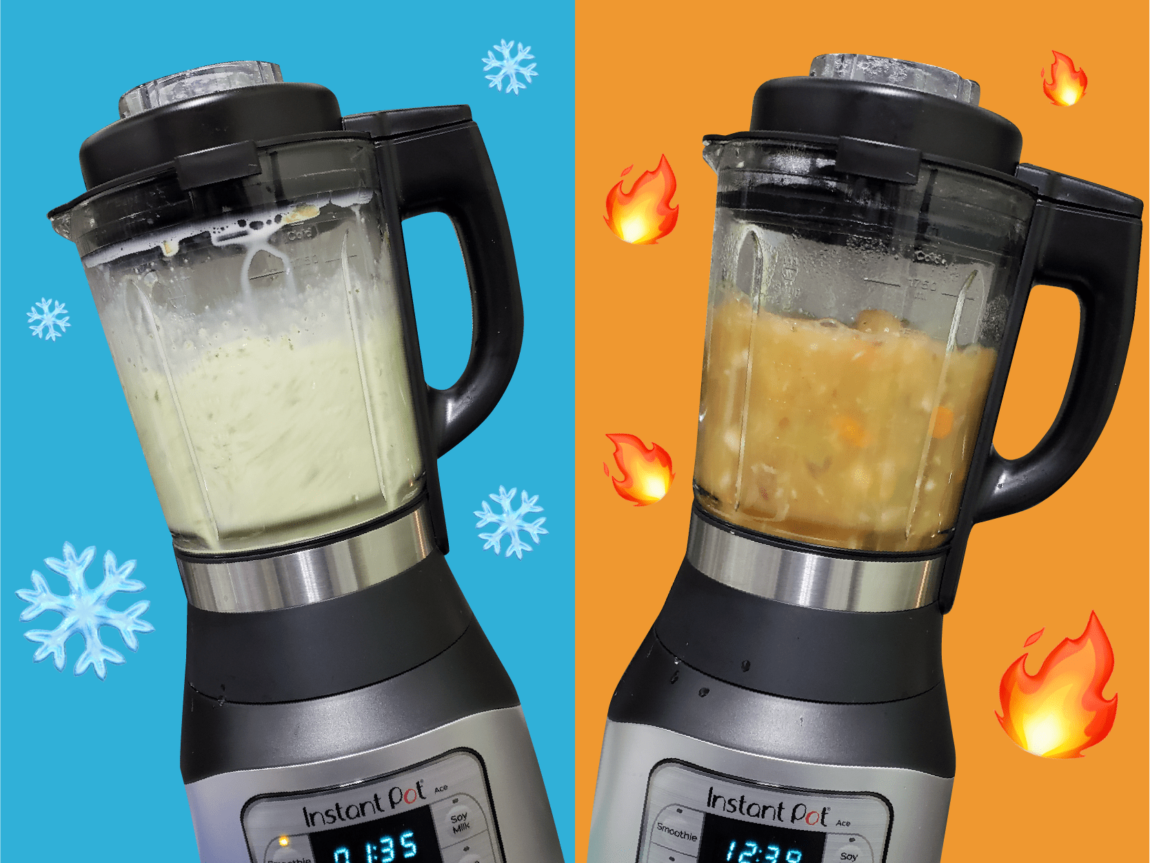 The 99 Instant Pot Ace Blender Blends Frozen Ingredients and Cooks Hot Foods
