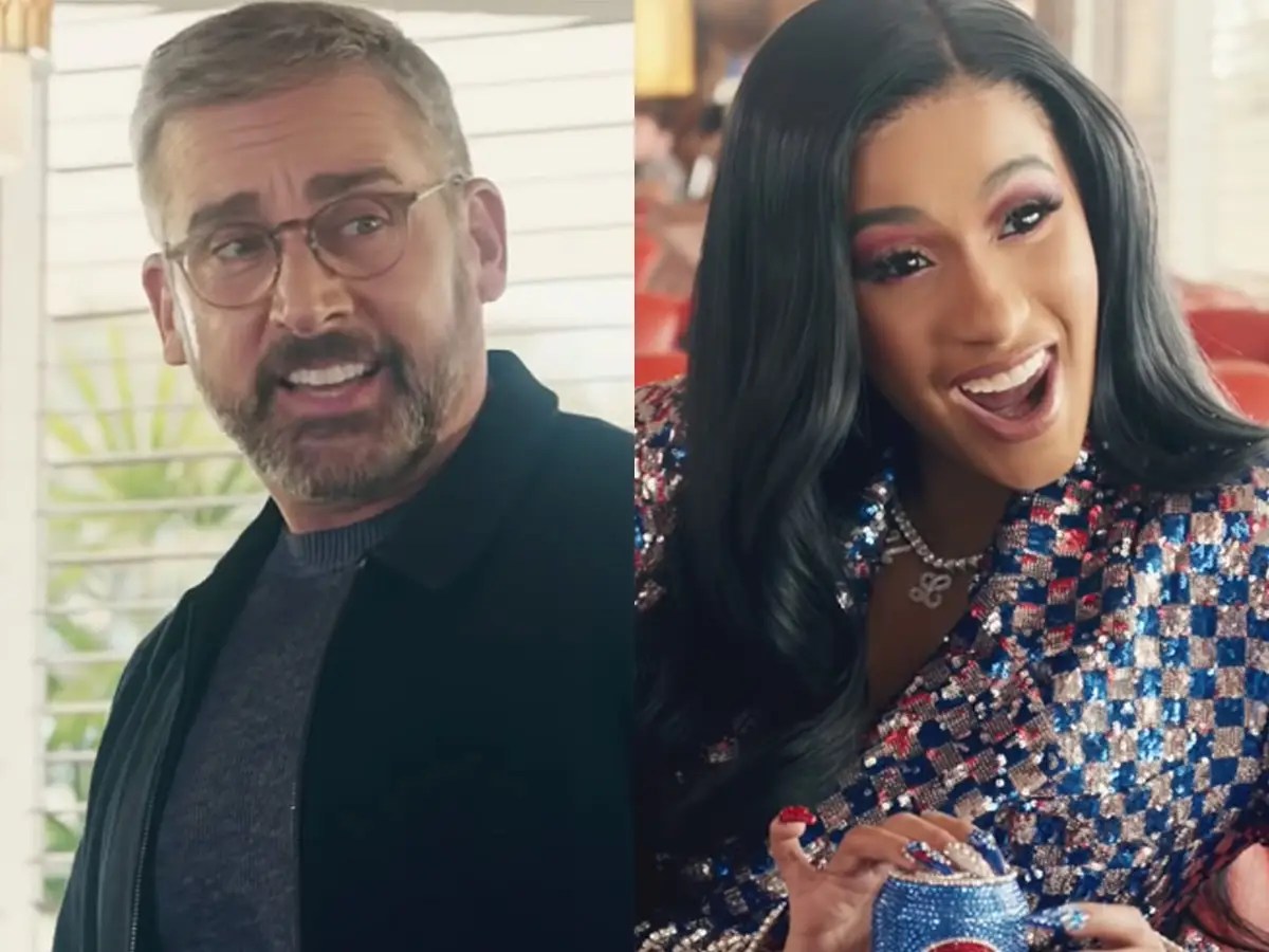 Steve Carell and Cardi B Team up in Pepsi's Super Bowl Commercial