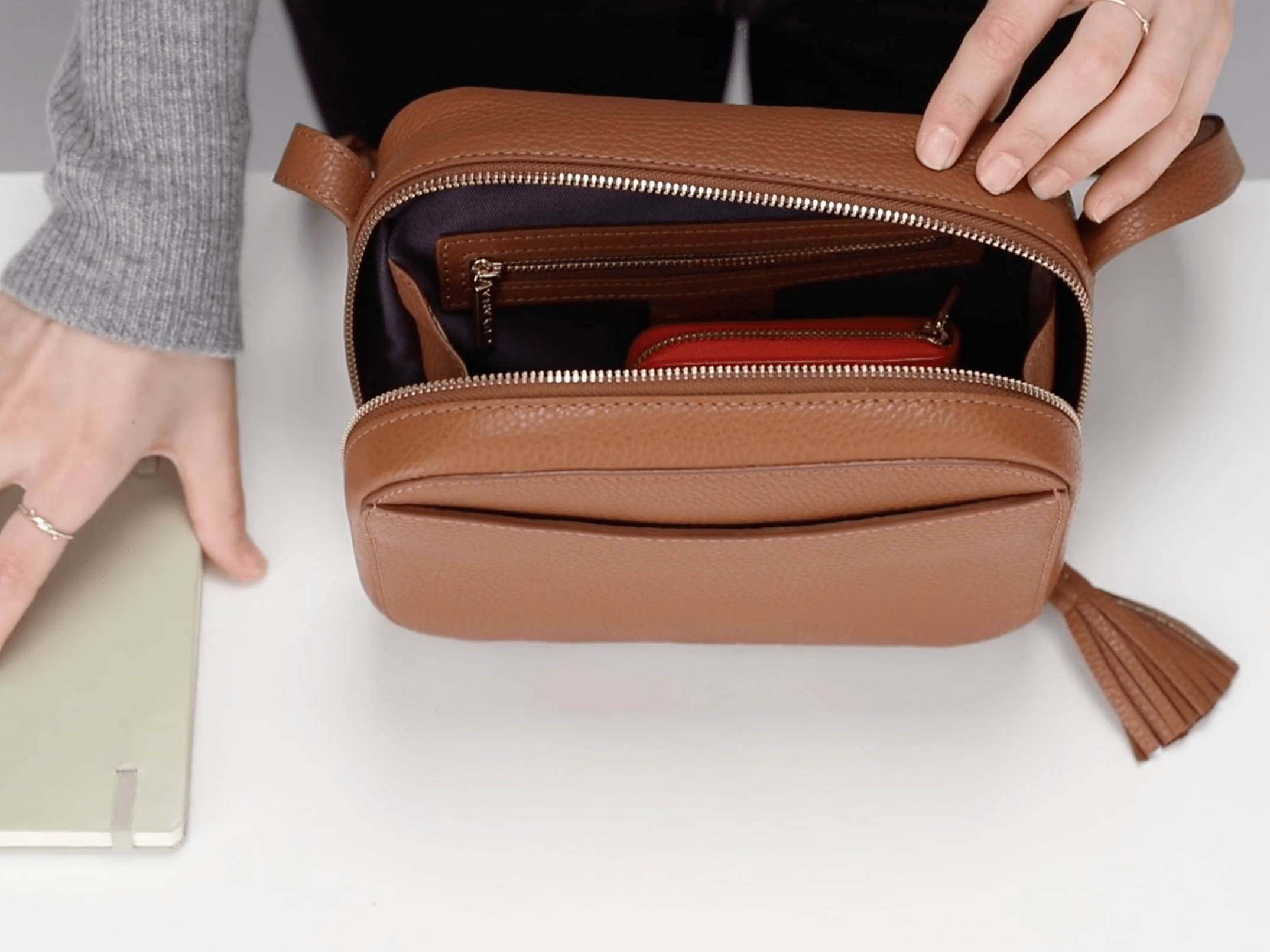 Cuyana Mini Tassel Bag Review My Goto Crossbody Bag for 150