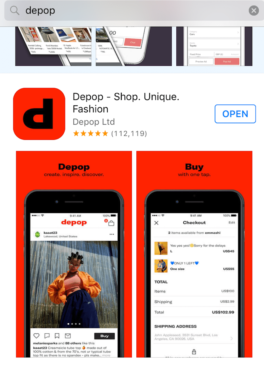 How to make money selling clothes on Depop