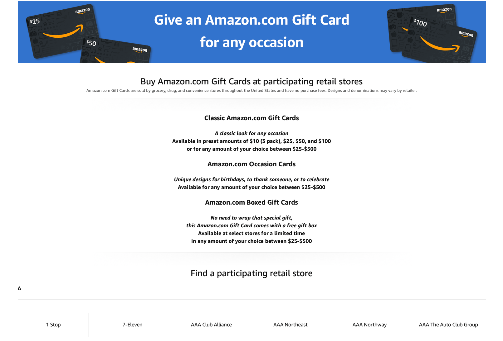 Where you can buy Amazon gift cards, and how to customize them to make
