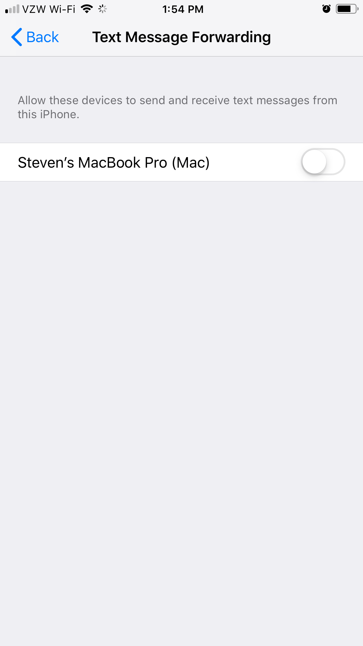 Mac text message forwarding not working vivamertq