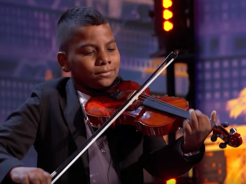 11YearOld Violinist and Cancer Survivor Earns Golden Buzzer on