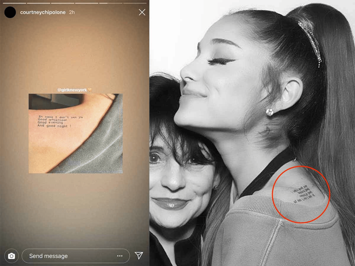 A Complete Guide To Ariana Grande's 55 Known Tattoos 450_x_600_jpg