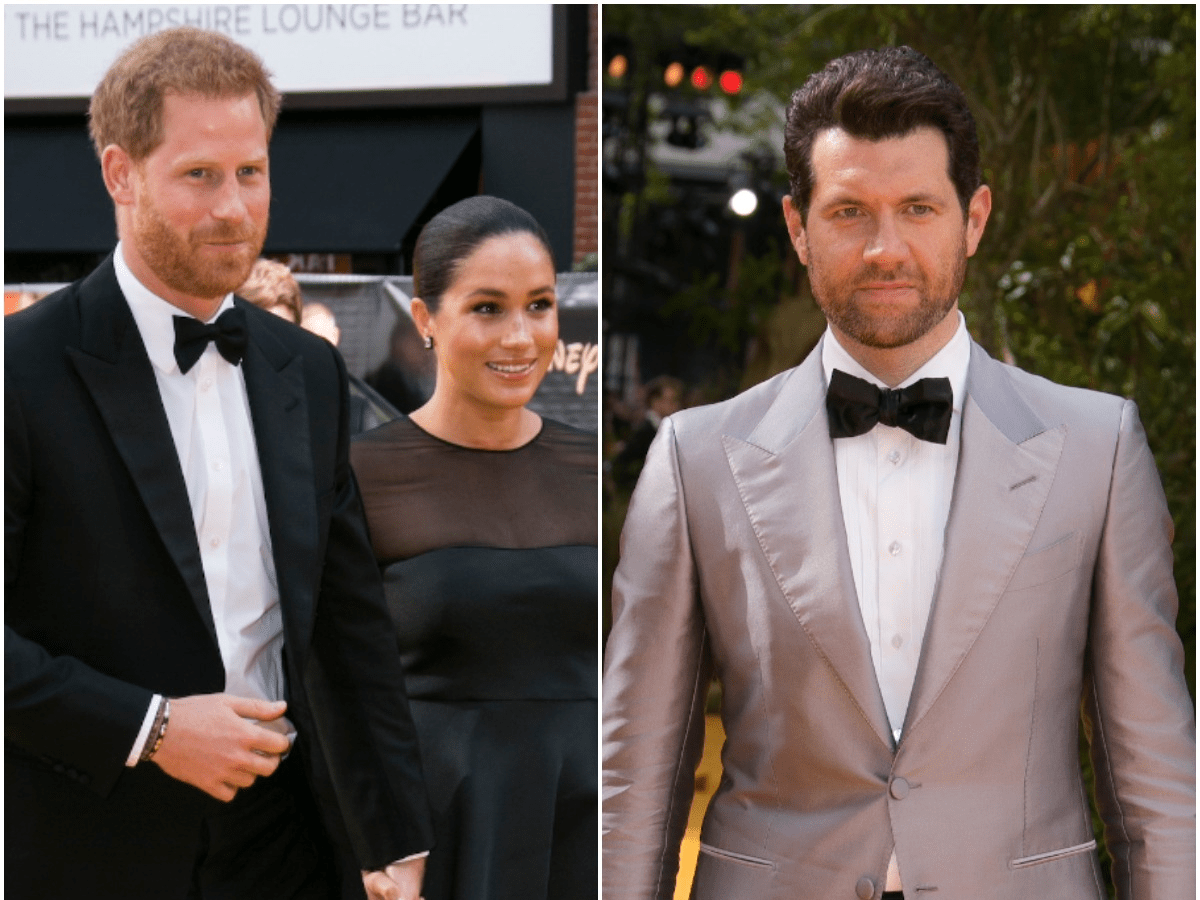 Video 'the Lion King' Star Billy Eichner Rehearses Greeting Meghan