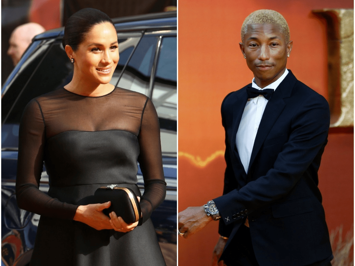 Meghan Markle Told Pharrell 'They Don't Make It Easy' at 'the Lion King