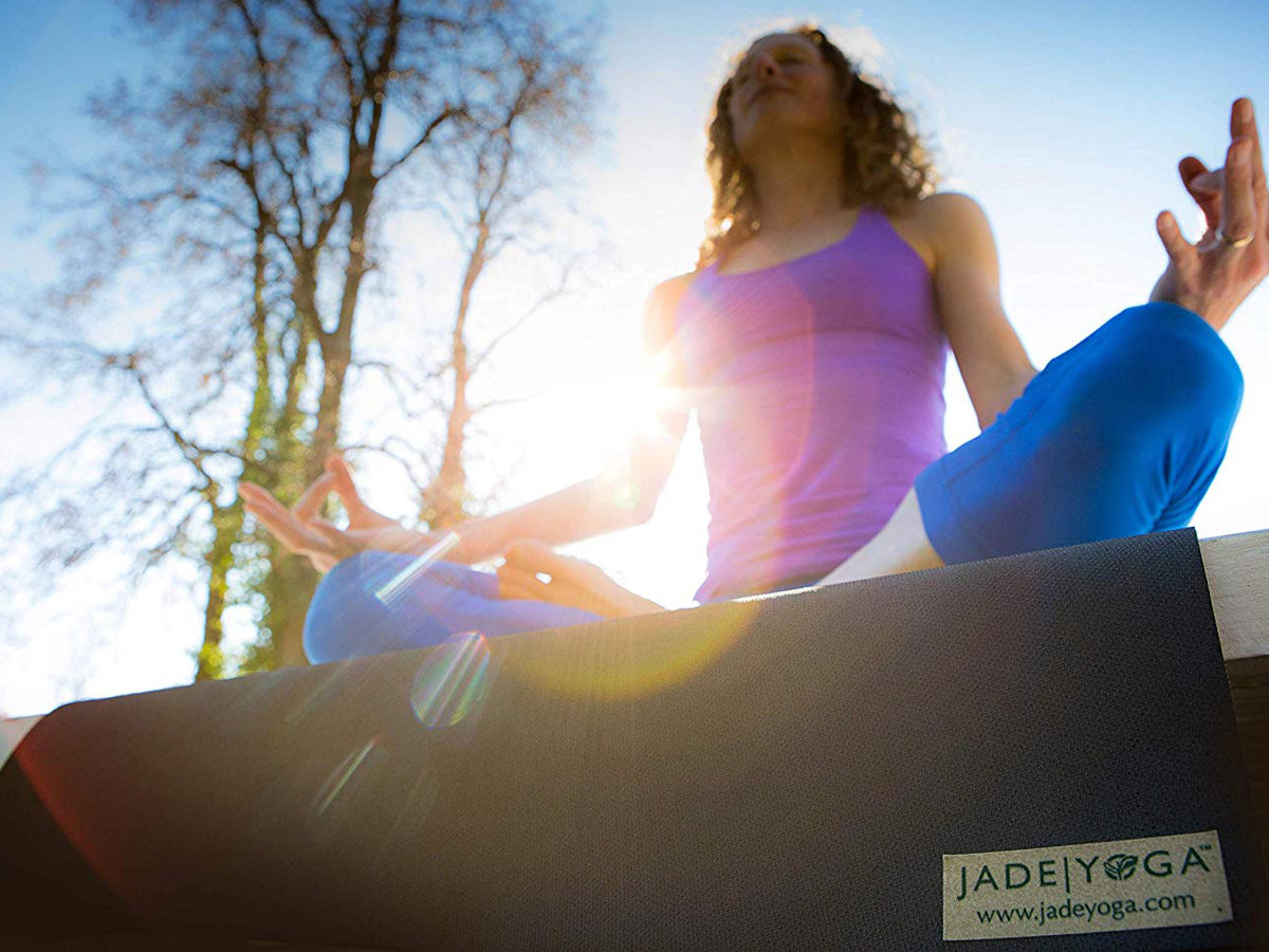 JadeYoga Harmony Mat Review 2020 a Yoga Mat for Sweaty Yogis