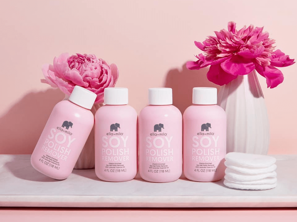 Ella+Mila Soy Nail Polish Remover AcetoneFree Nail Polish Remover