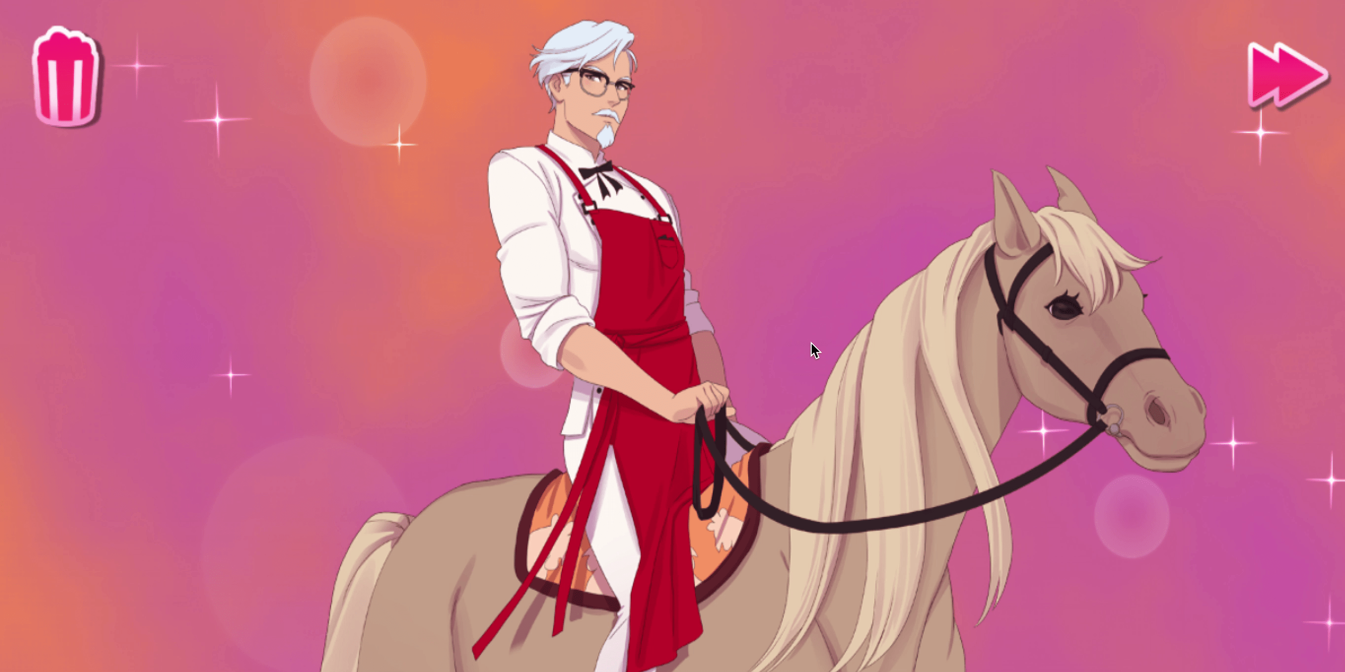 I played KFC's weird Colonel Sanders dating game so you don't have to