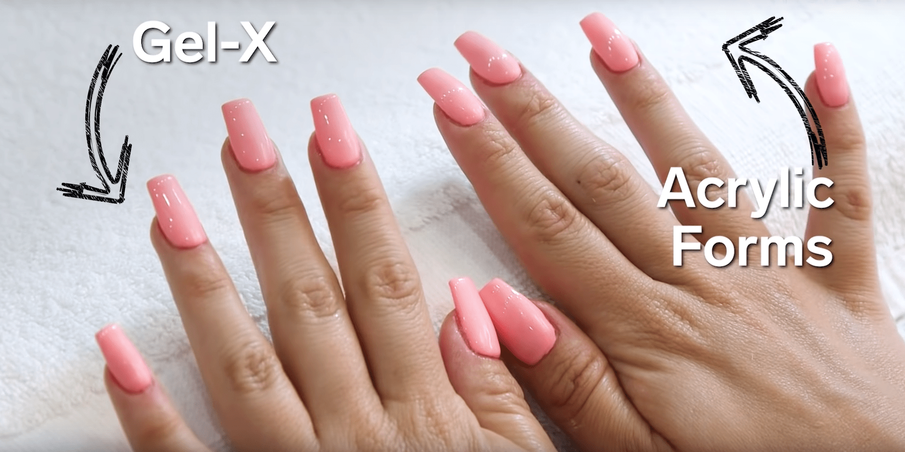 Best of 4 Manicures Gel, GelX, Acrylic Forms, and Dipping Powder
