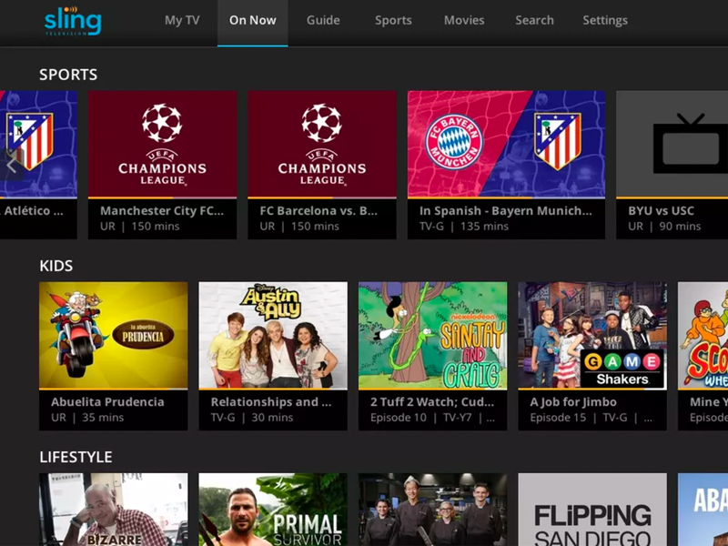 A full breakdown of what channels you get with every Sling TV package