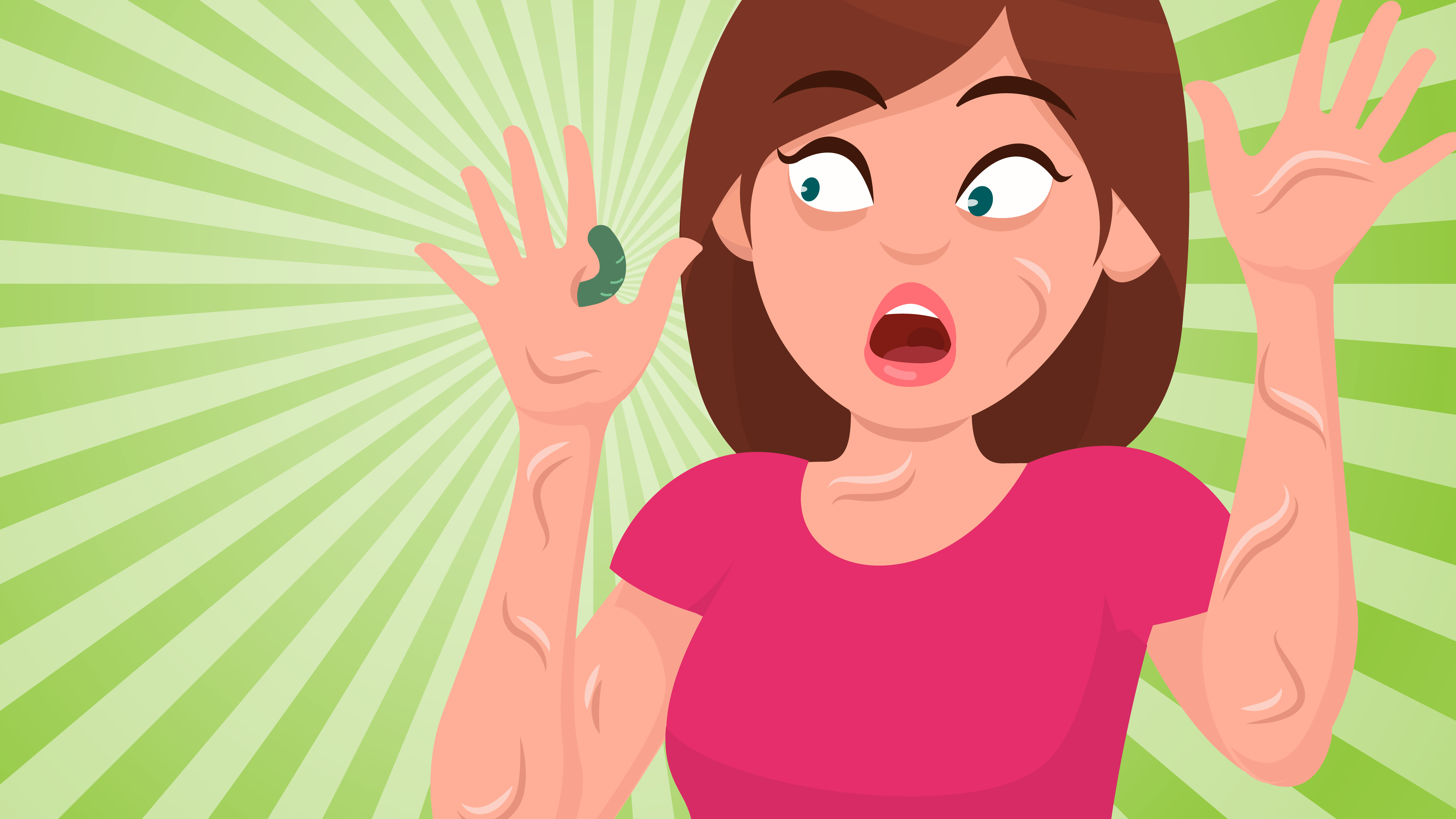 Insects That Burrow In Human Skin