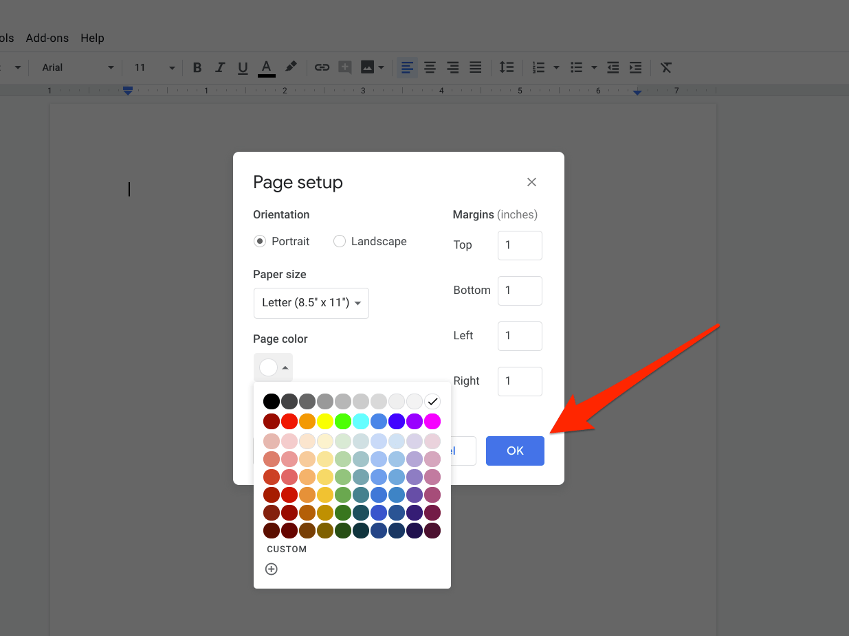 How to change the background color on Google Docs in 5 steps Business