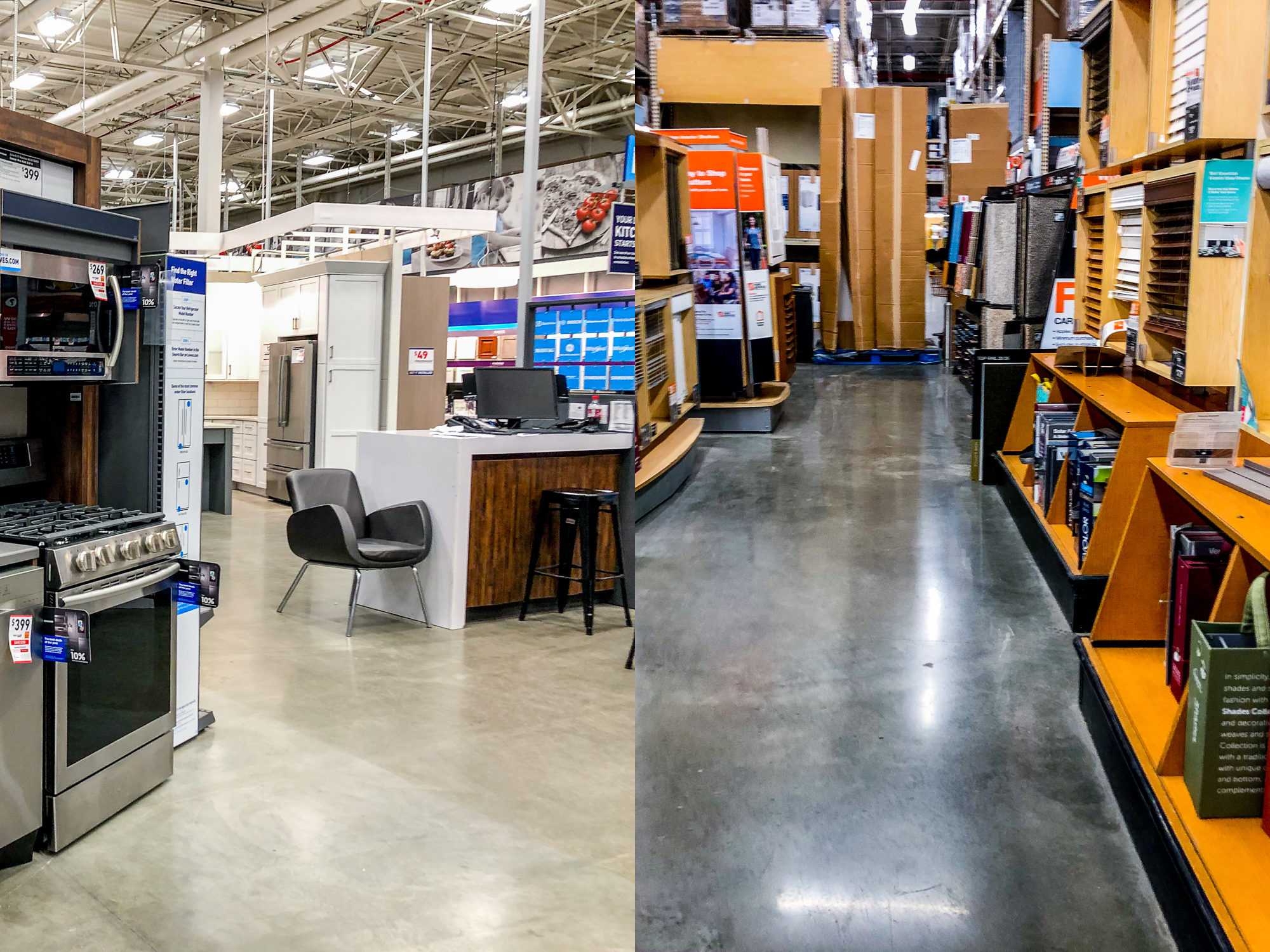 Photos Comparing Lowe's and Home Depot Show Why Lowe's Is Better
