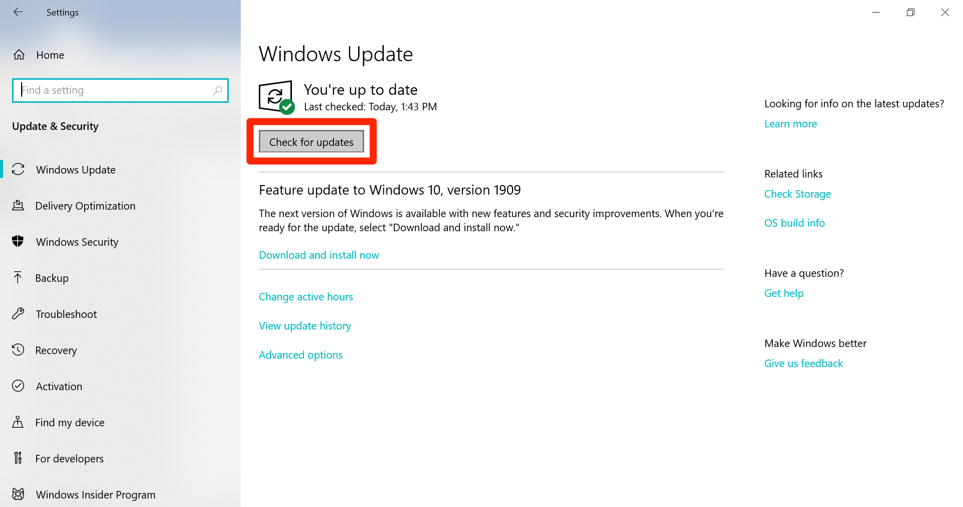 Enable or Disable Check for Windows Updates in Windows.