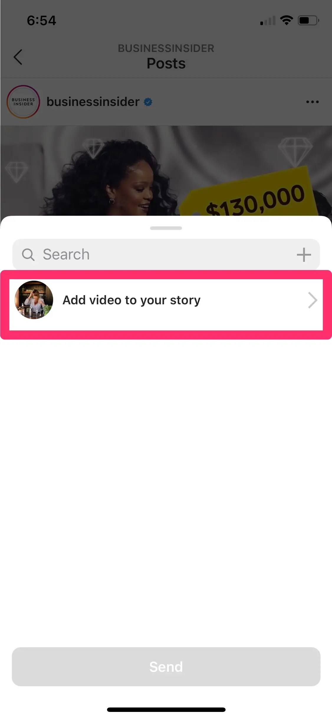 How to share an Instagram post within or off the app
