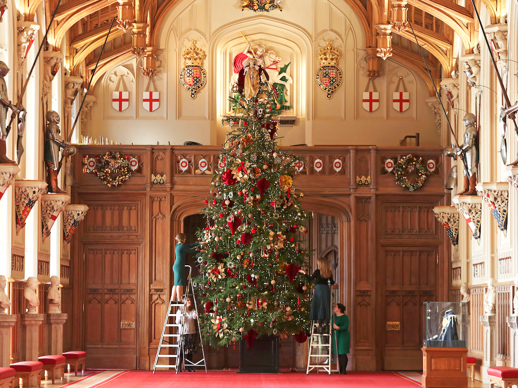Windsor Castle Christmas Decorations 2023 Royal Family's Christmas Decorations at Windsor Castle Open to Public